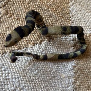 Vintage San Diego zoo Reptile  - Realistic Snake toy plush bendable wire insert
